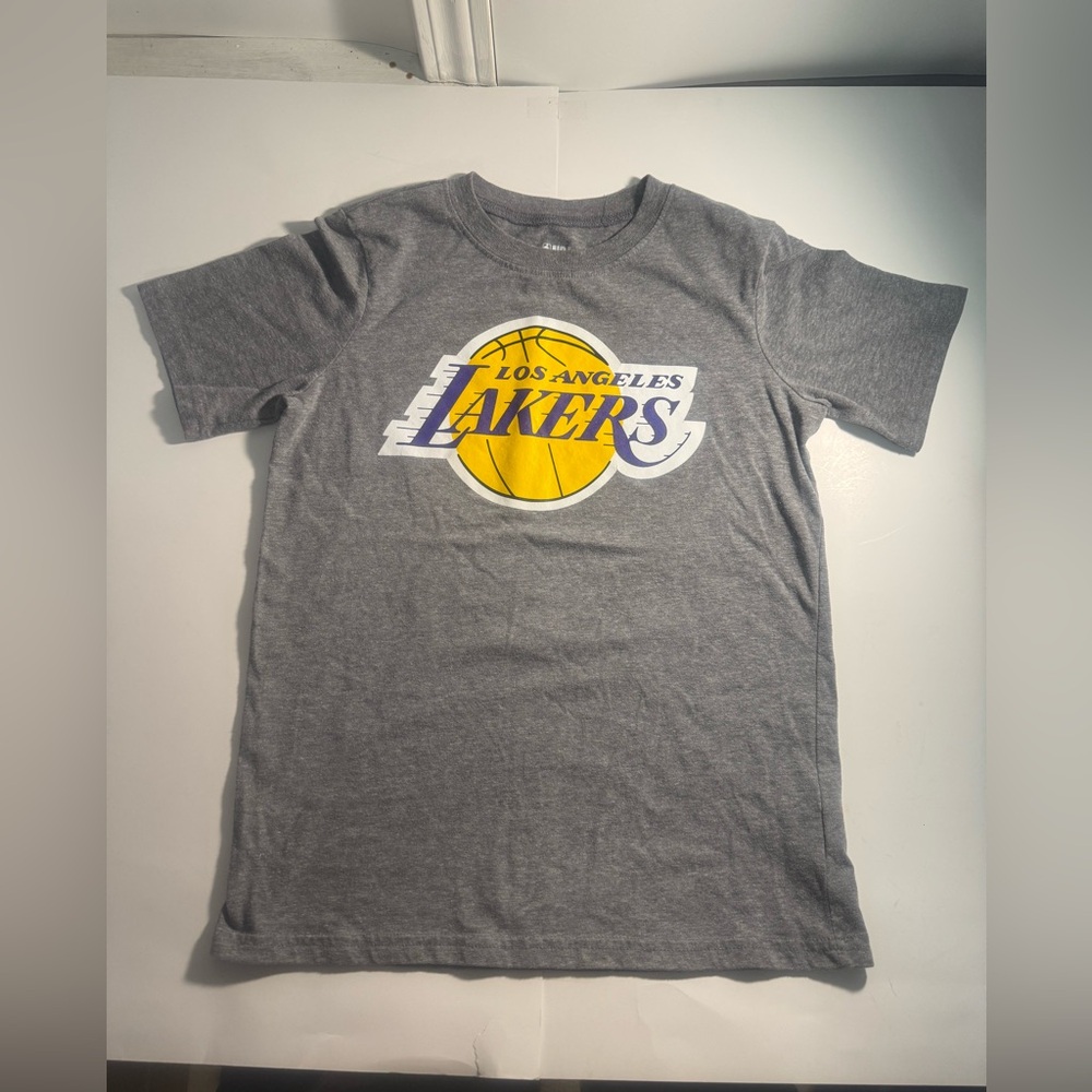 NBA Gray Los Angeles Lakers Kids Tee